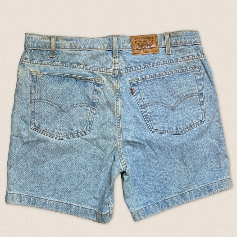 Vintage 90s Levi's 540 Denim Jorts Shorts Relaxed Size‎ 38